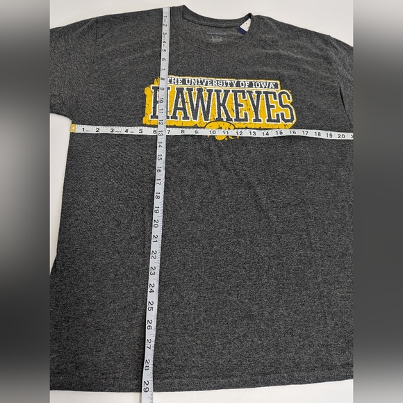 Iowa Hawkeyes Champion University of Iowa Gray T Shirt Men's Size Large NWT - Picture 5 of 9
